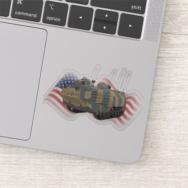 Sticker Véhicule amphibie d'attaque (AAV) AAVP7A1 (Détail)