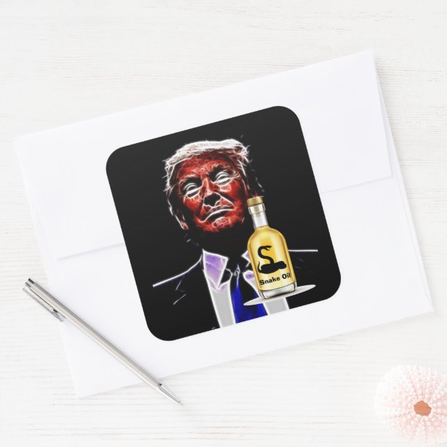 Sticker vendeur d'huile de serpent (Enveloppe)