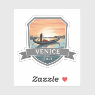 Sticker Venise Italie Voyage Souvenir