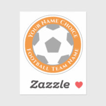 Ventilateur de football avec nom d'équipe sur