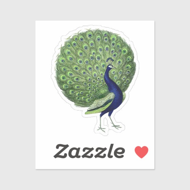 Sticker Ventilateur Open Peacock (Feuille)