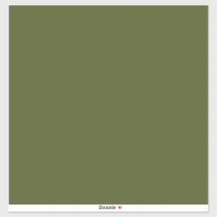 Sticker Vert de l'armée (couleur solide)