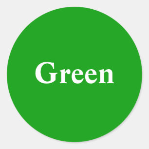 Sticker vert rond