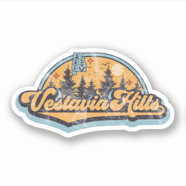 Sticker Vestavia Hills, Alabama (Devant)