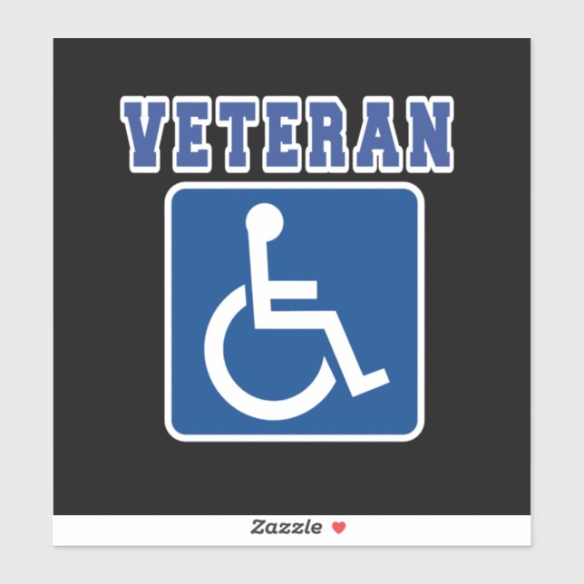 Sticker Vétérinaire handicapé handicapé (Feuille)