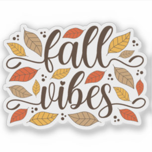 Sticker Vibes d'automne