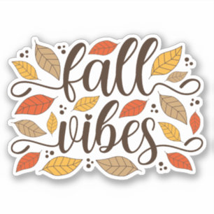 Sticker Vibes d'automne