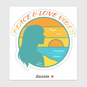 Sticker Vibes de Paix & d'Amour