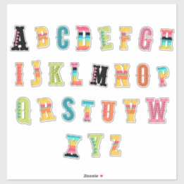 STICKER VIBES LATINES - A-Z -