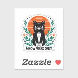 Sticker vibrations de miaulement seulement