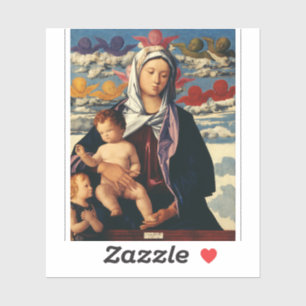 Sticker Vierge à l'Enfant de Bellini Haute-Fidélité Beaux-