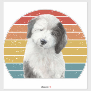 Sticker Vieux Dons-Chiens Anglais Pour Chien Vintage Dulux