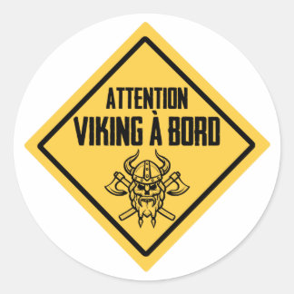 Sticker Viking à bord