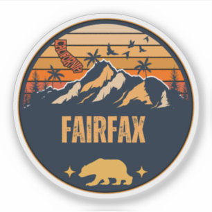 Sticker ville de Fairfax, Californie
