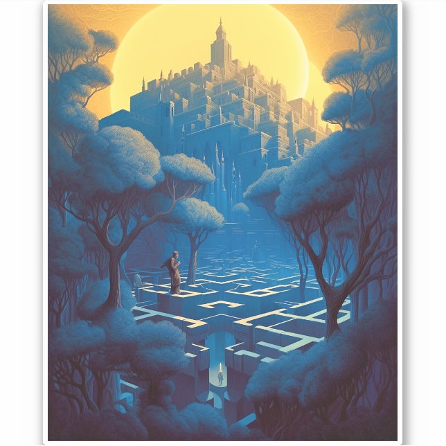 Sticker Ville de Maze Surreal (Devant)