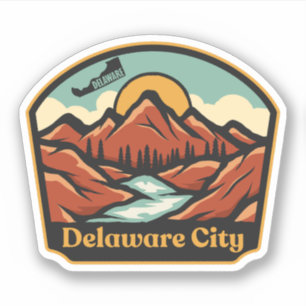 Sticker Ville du Delaware, Delaware