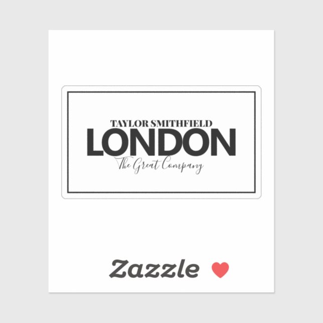 Sticker Ville moderne (Feuille)