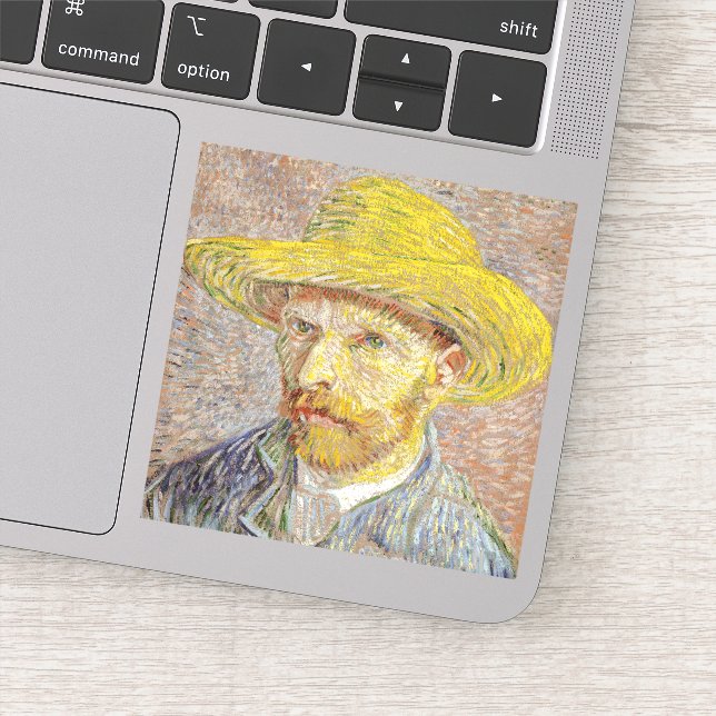Sticker Vincent van Gogh - Autoportrait avec Casquette de  (Détail)
