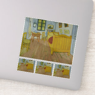 Sticker Vincent Van Gogh, Chambre à Arles, 1ère version