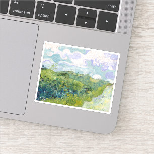 Sticker Vincent van Gogh Green Blé Fields, Auvers