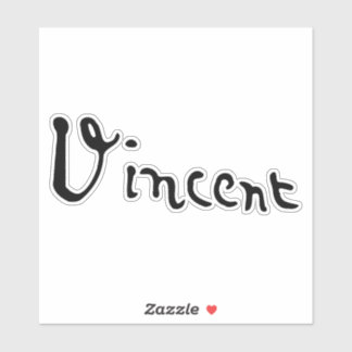 Sticker Vincent Van Gogh Signature