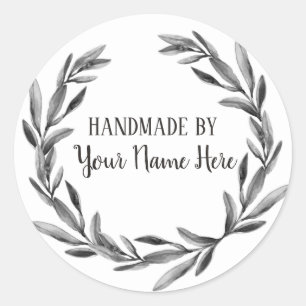 Sticker Vintage de courroie florale produit artisa