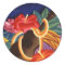 Sticker Vintage Hawaiian Ukulele Tiki Night Travel