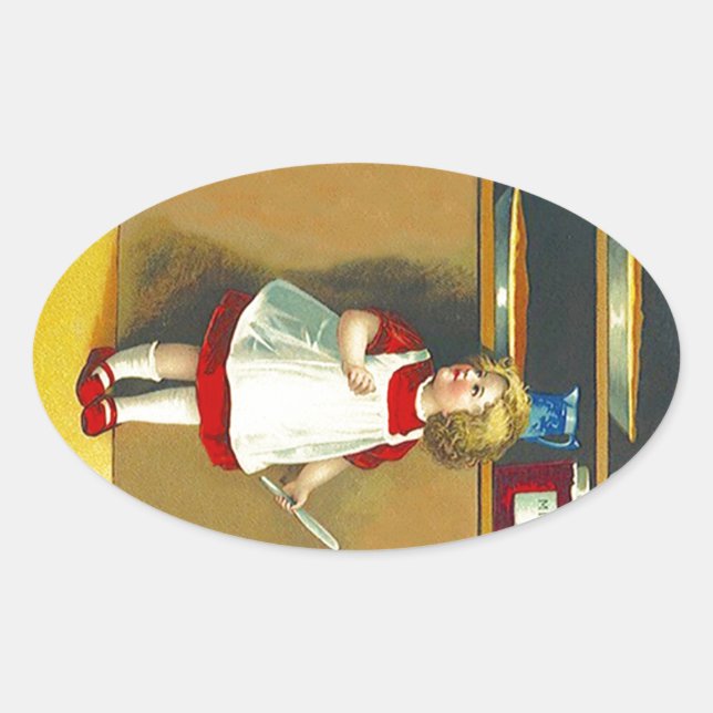 Sticker Vintage Holiday Baking Pie Apron Kitchen (Front)