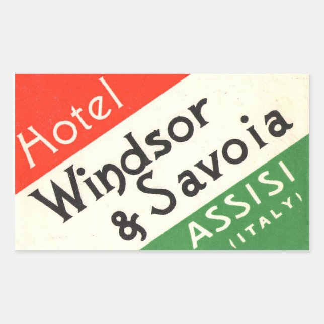 Sticker vintage Hotel & Travel (Devant)