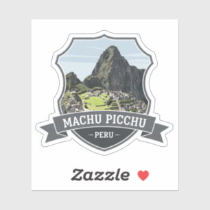 Sticker Vintage Machu Picchu Pérou Voyage Souvenir