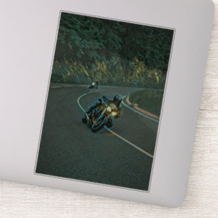 Sticker vintage motorcycle art