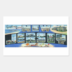 Sticker vintage New Jersey