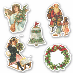 Sticker Vintage Noël
