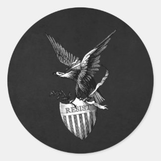 Sticker vintage Patriotique American Eagle