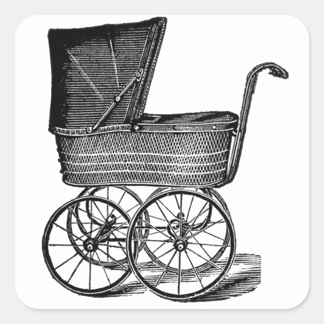 Sticker vintage pour bébé (Devant)