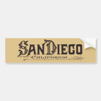 Sticker Vintage pour pare-chocs San Diego