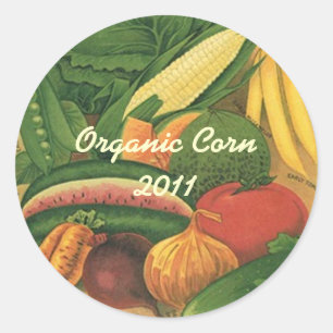 Sticker Vintage seed pack Home Canning Jar Circles