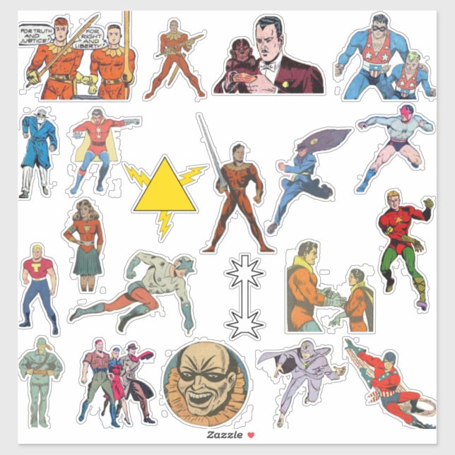 Sticker Vinyl Ace Comics (Feuille)