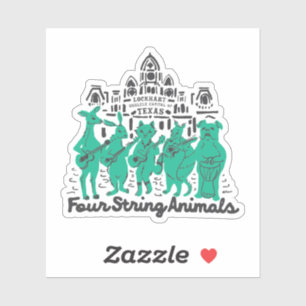 Sticker Vinyl Animaux à quatre cordes