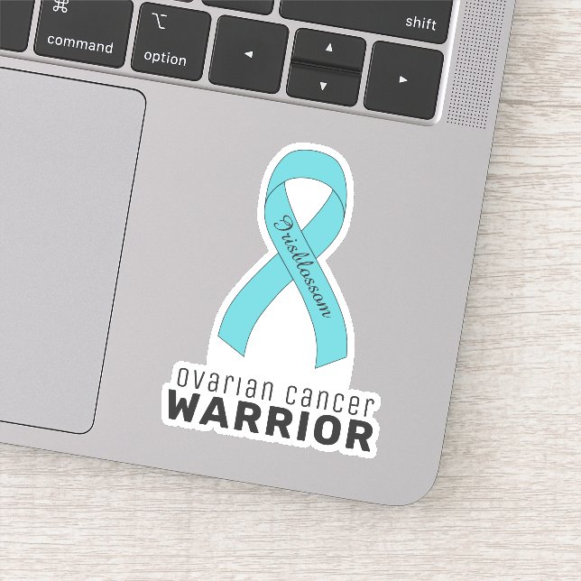Sticker Vinyl Cancer de l'ovaire (Détail)