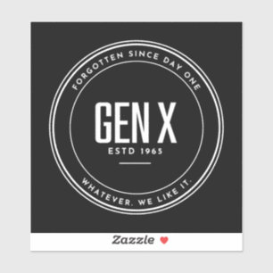 Sticker Vinyl Coupé GEN X sur mesure