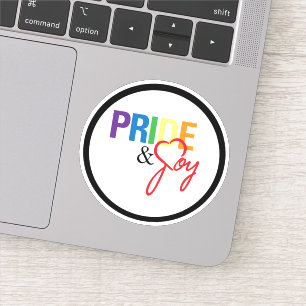 Sticker Vinyl Logo Fierté et Joy