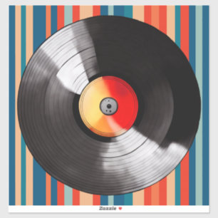 Sticker Vinyl Record