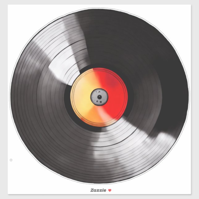 Sticker Vinyl Record (Feuille)