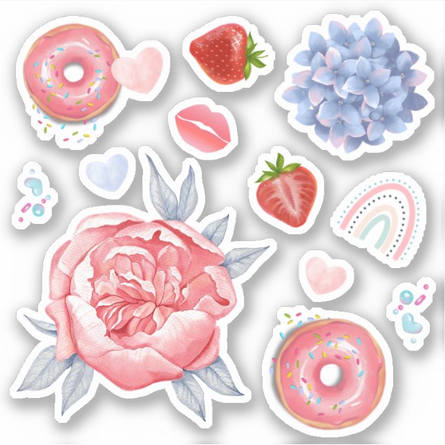 Sticker vinyle découpé sur mesure. (Devant)