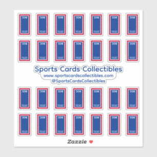 Sticker Vinyles pour cartes de sport rétro Toploader