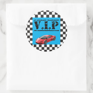Sticker VIP pour course Anniversaire Faveurs