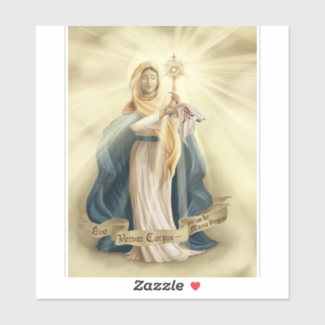 Sticker Virgen Maria (Feuille)