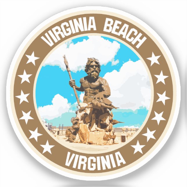 Sticker Virginia Beach (Recto)