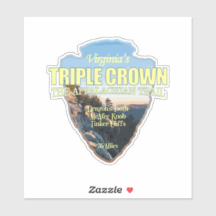 Sticker Virginie Triple Crown (flèche)